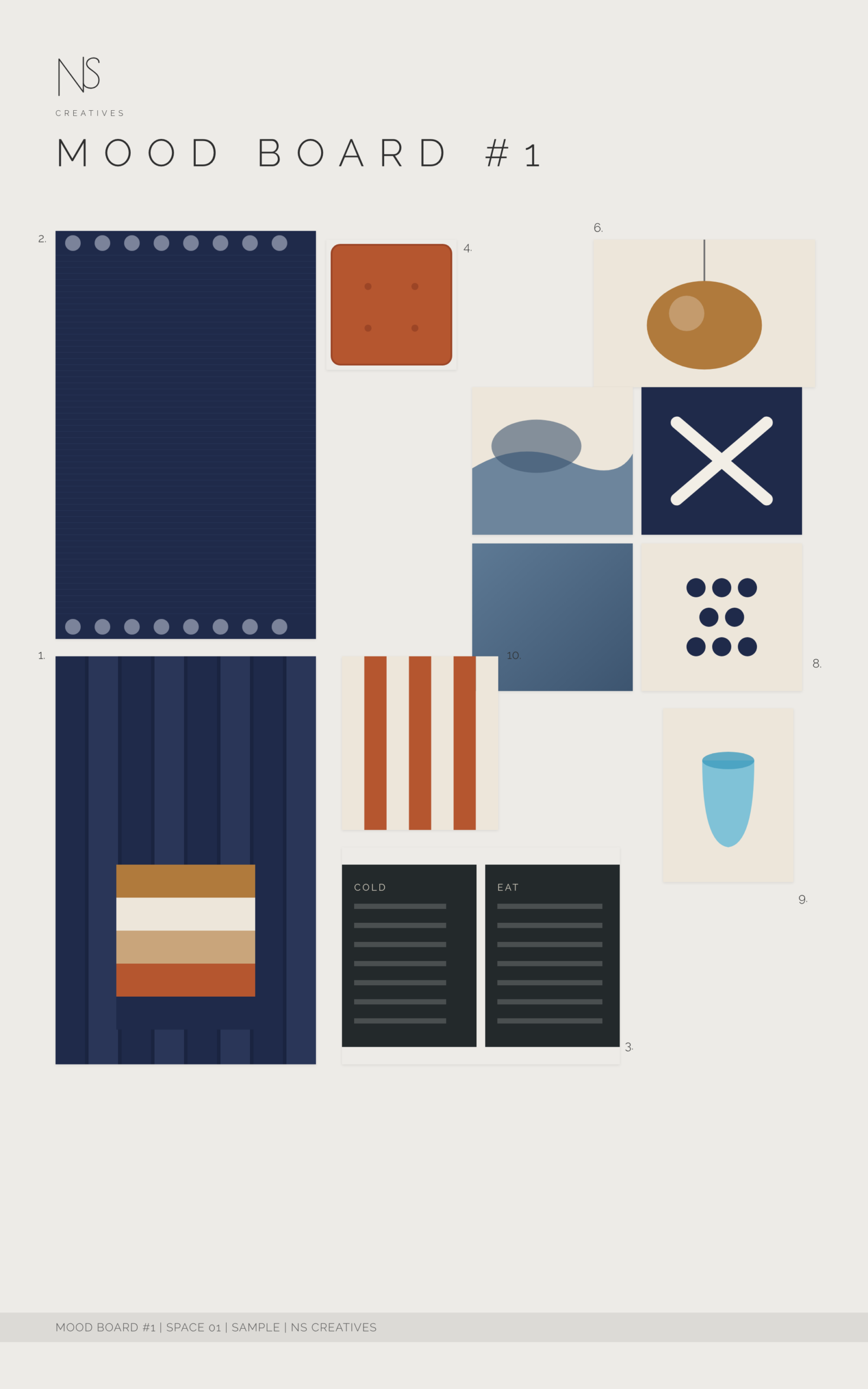 Mood Board V1 — sample deliverable page